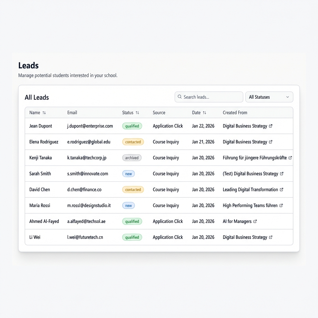 Lead Pipeline Preview